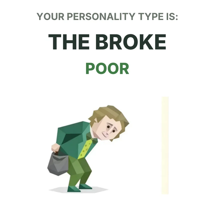 POOR The Broke SBTI personality type